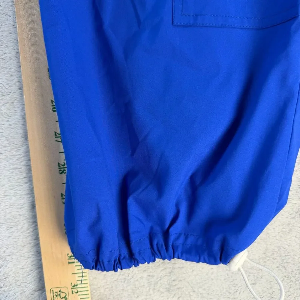 Almost Famous Cargo Parachute Pants Women Blue Utility Small - Picture 9 of 10